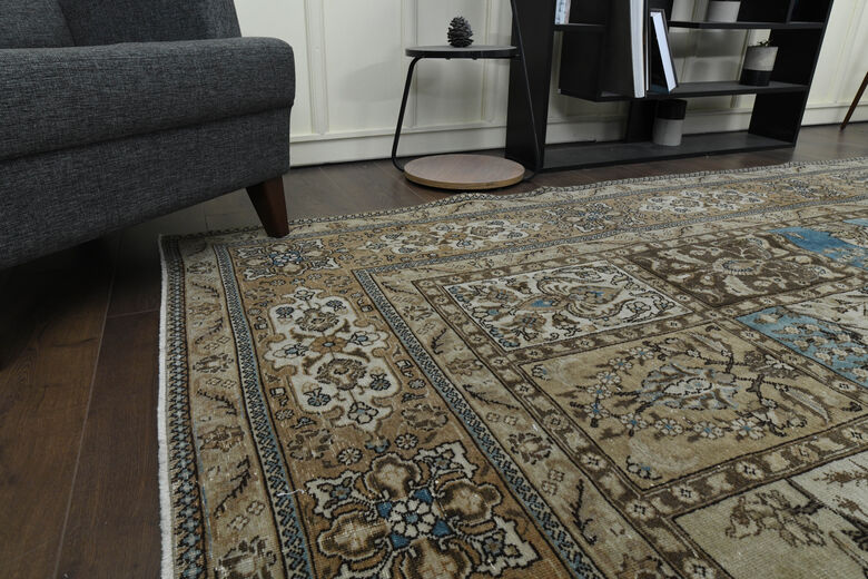 Animal Print Handmade Persian Area Rug
