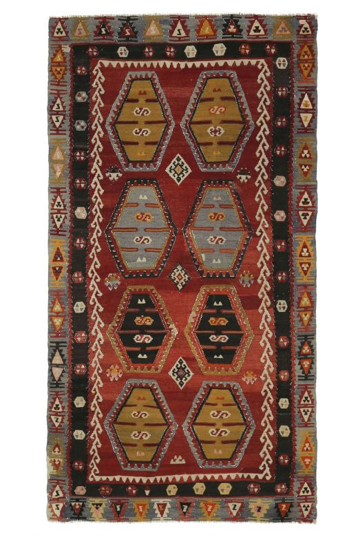 Wide Traditional Vintage Rug