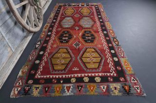 Wide Traditional Vintage Rug - Thumbnail