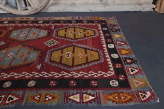 Wide Traditional Vintage Rug - Thumbnail