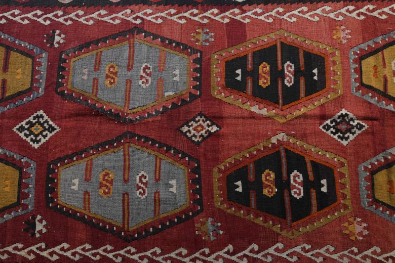 Wide Traditional Vintage Rug