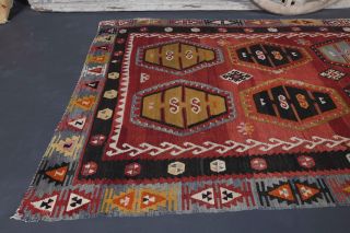 Wide Traditional Vintage Rug - Thumbnail