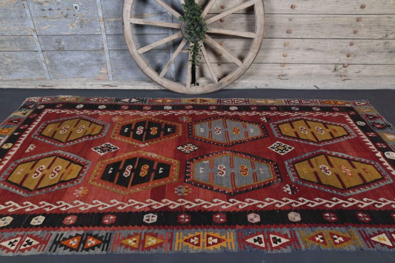 Wide Traditional Vintage Rug