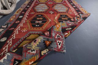Wide Traditional Vintage Rug - Thumbnail