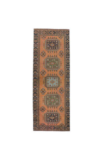 Oushak Vintage Runner Rug - Thumbnail