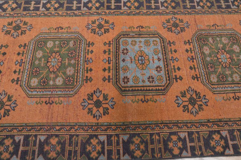 Oushak Vintage Runner Rug