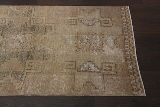 Distressed Brown Runner Rug - Thumbnail