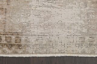 Distressed Brown Runner Rug - Thumbnail