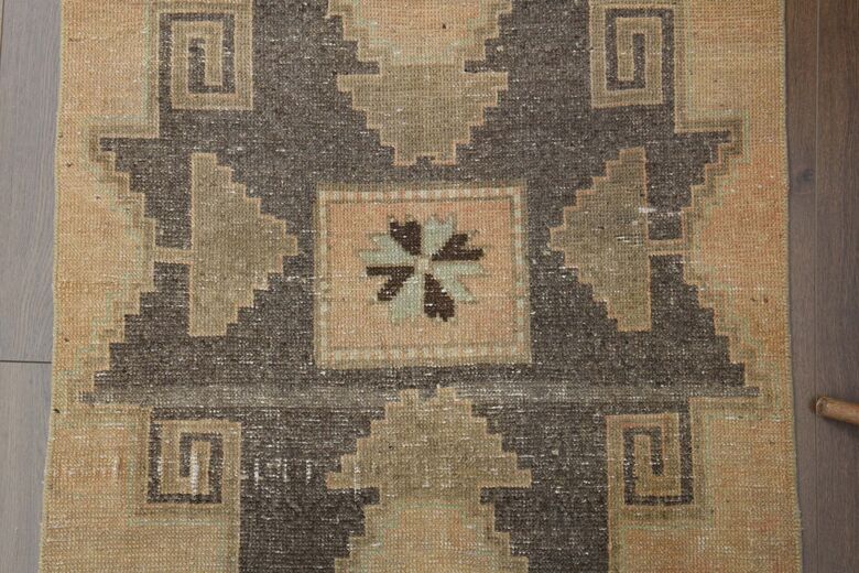 Orange Brown Runner Rug