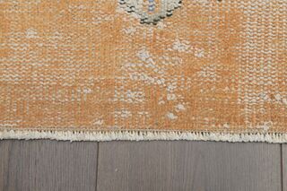 Floral Orange Beige Runner - Thumbnail