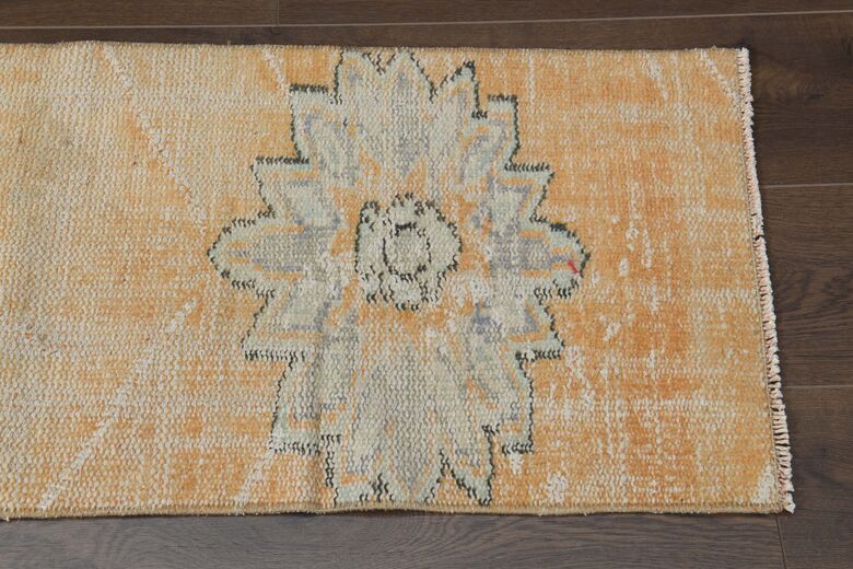 Floral Orange Beige Runner