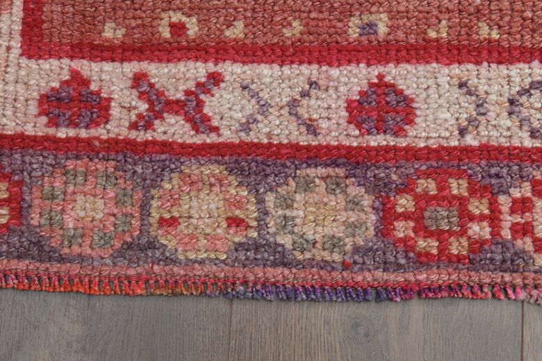 Geometric Anatolian Hand-Knotted Runner
