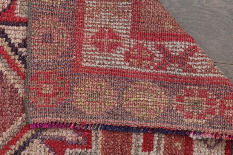 Geometric Anatolian Hand-Knotted Runner