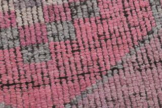 Pink Handmade Runner Rug - Thumbnail