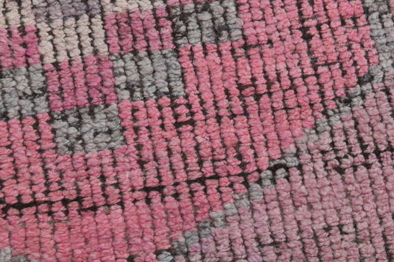 Pink Handmade Runner Rug
