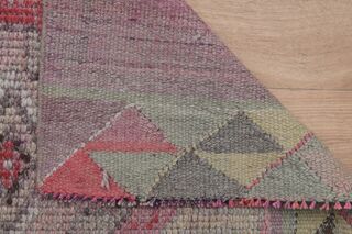 Distressed Pink Runner Rug - Thumbnail