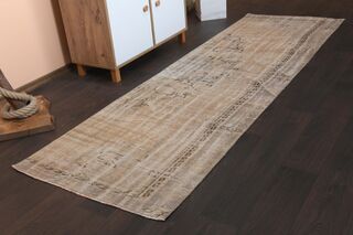 Brown Hallway Runner Rug - Thumbnail