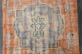 Orange Handmade Turkish Runner - Thumbnail