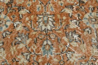 3x11 ft, Orange Turkish Vintage Runner - Thumbnail