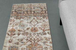 2x11, Unique Floral Vintage Anatolian Runner - Thumbnail