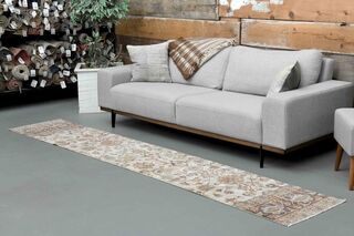2x11, Unique Floral Vintage Anatolian Runner - Thumbnail
