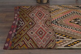 5x13, Minimalist Vintage Kilim Runner - Thumbnail