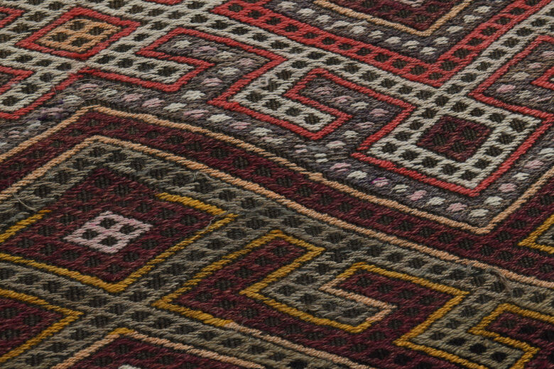 5x13, Minimalist Vintage Kilim Runner