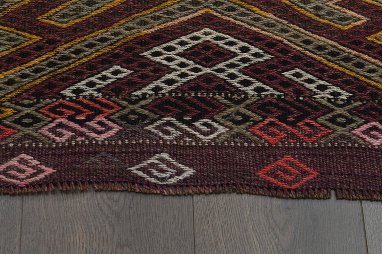 5x13, Minimalist Vintage Kilim Runner