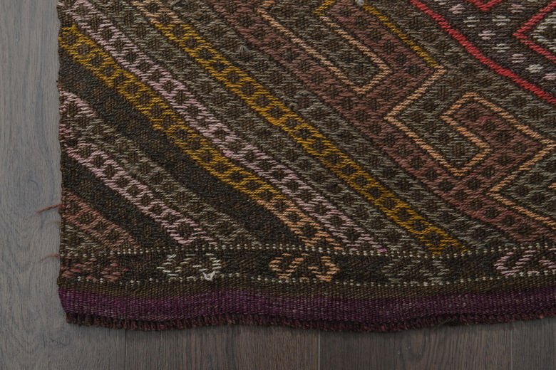 5x13, Minimalist Vintage Kilim Runner