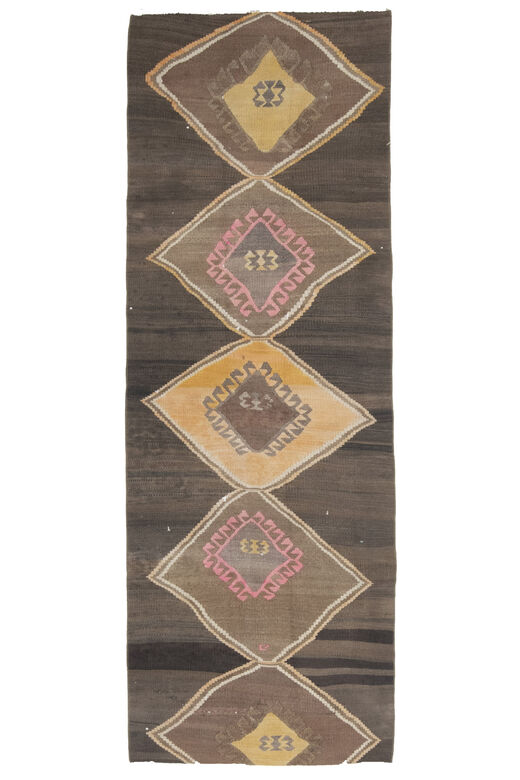 3x8, Flatweave Vintage Kilim Runner