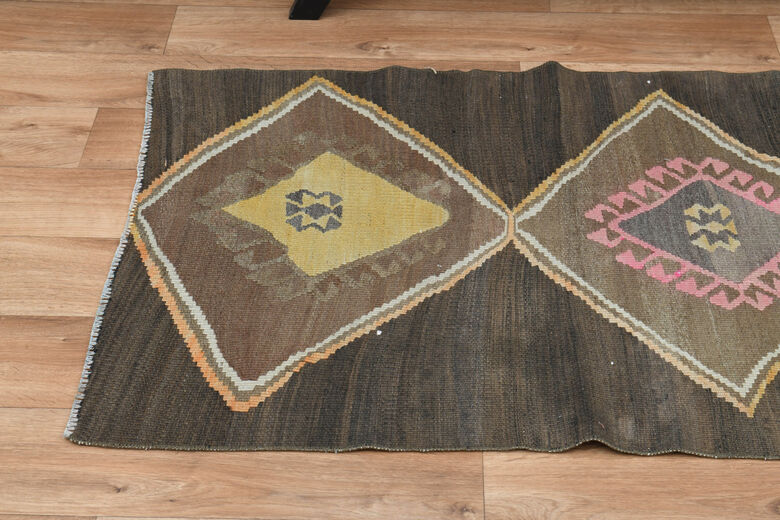 3x8, Flatweave Vintage Kilim Runner