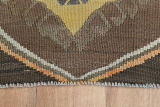 3x8, Flatweave Vintage Kilim Runner - Thumbnail