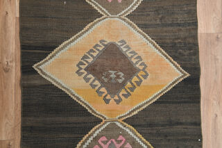 3x8, Flatweave Vintage Kilim Runner - Thumbnail