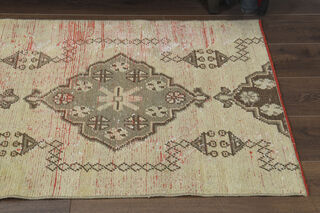 Farmhouse Decor Vintage Oushak Runner - Thumbnail