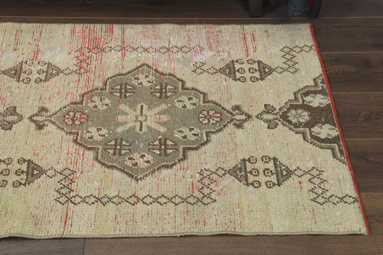 Farmhouse Decor Vintage Oushak Runner
