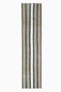 2x9, Boho Decor Turkish Kilim Runner - Thumbnail