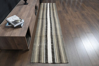 2x9, Boho Decor Turkish Kilim Runner - Thumbnail