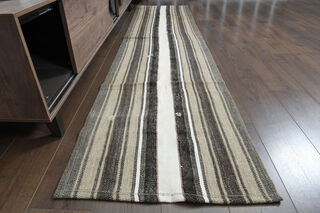 2x9, Boho Decor Turkish Kilim Runner - Thumbnail