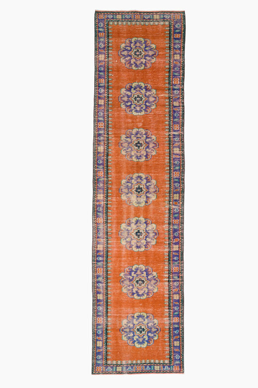 Kitchen Decor Vintage Oushak Runner