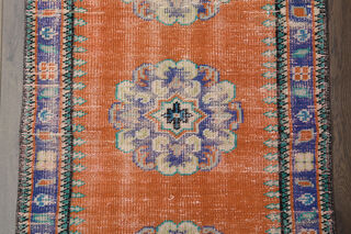 Kitchen Decor Vintage Oushak Runner - Thumbnail