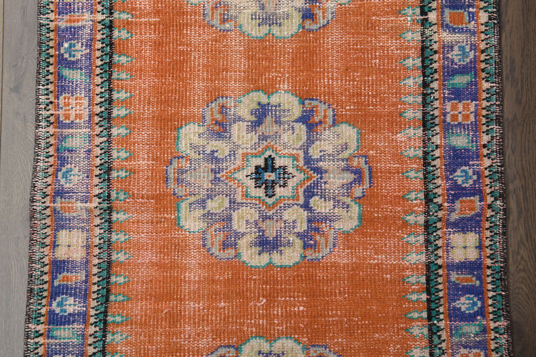 Kitchen Decor Vintage Oushak Runner