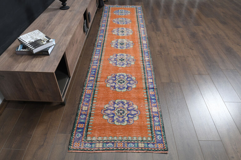 Kitchen Decor Vintage Oushak Runner