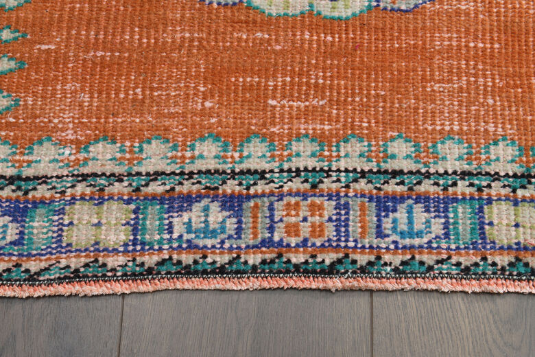 Kitchen Decor Vintage Oushak Runner