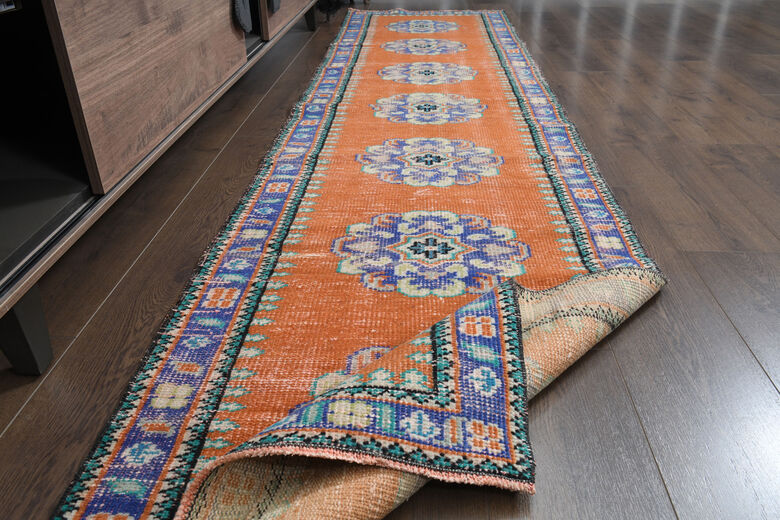 Kitchen Decor Vintage Oushak Runner