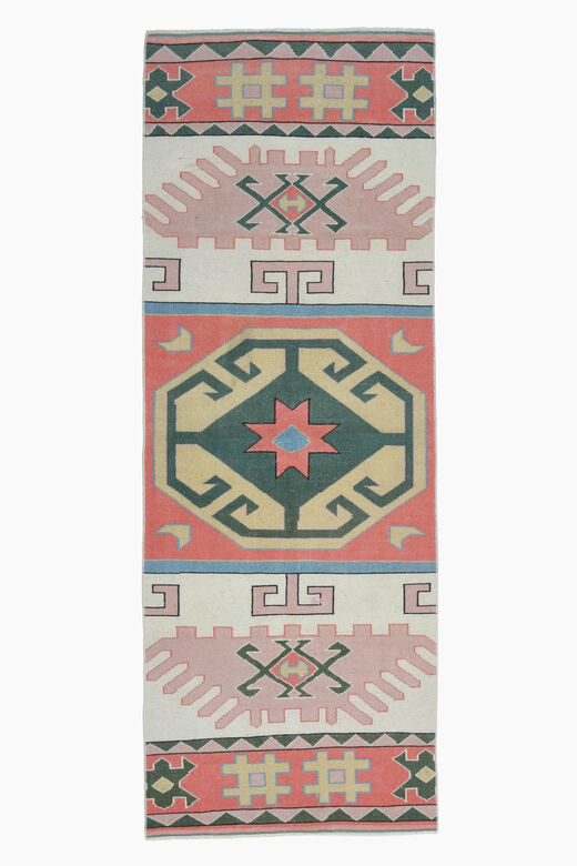 3x8, Handmade Oushak Vintage Runner