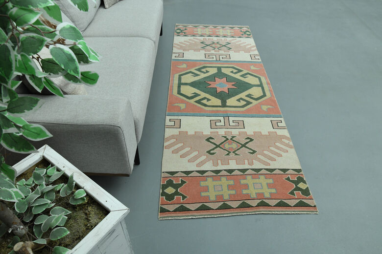 3x8, Handmade Oushak Vintage Runner