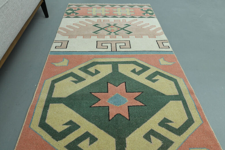 3x8, Handmade Oushak Vintage Runner