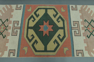 3x8, Handmade Oushak Vintage Runner - Thumbnail