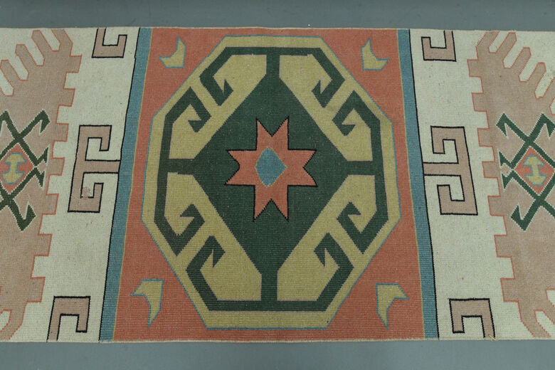 3x8, Handmade Oushak Vintage Runner