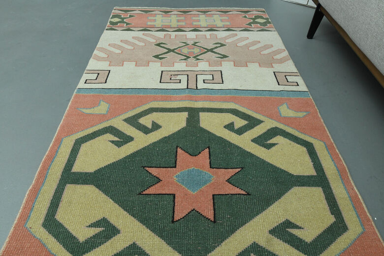 3x8, Handmade Oushak Vintage Runner